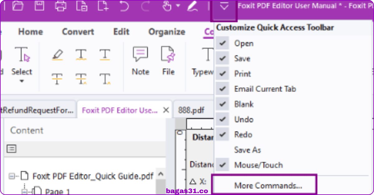 Foxit PDF Editor Bagas31