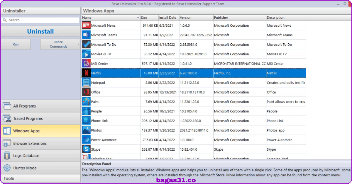Revo Uninstaller Pro Bagas31